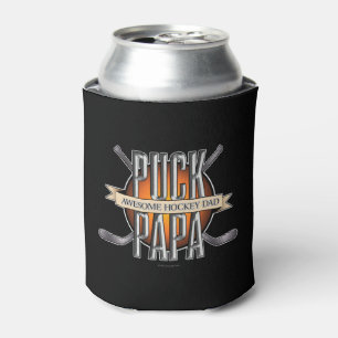 Puck Papa (Hockey Dad) Can Cooler