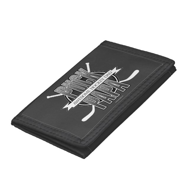 Puck Papa (Hockey Dad) Trifold Wallet (Bottom)