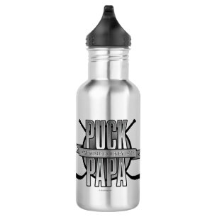 Puck Papa (Hockey Dad) Water Bottle