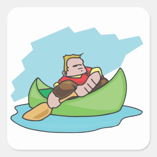 Puck Square Sticker (Front)