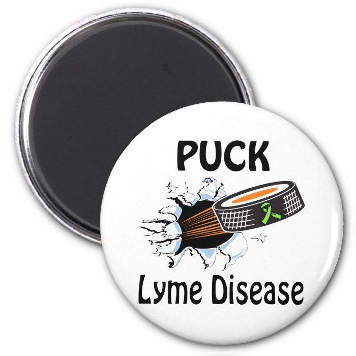 Puck The Causes Lyme Disease Magnet