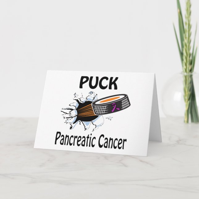 Puck The Causes Pancreatic Cancer Card (Front)