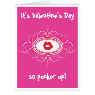 Pucker Up Giant Valentine's Day Card