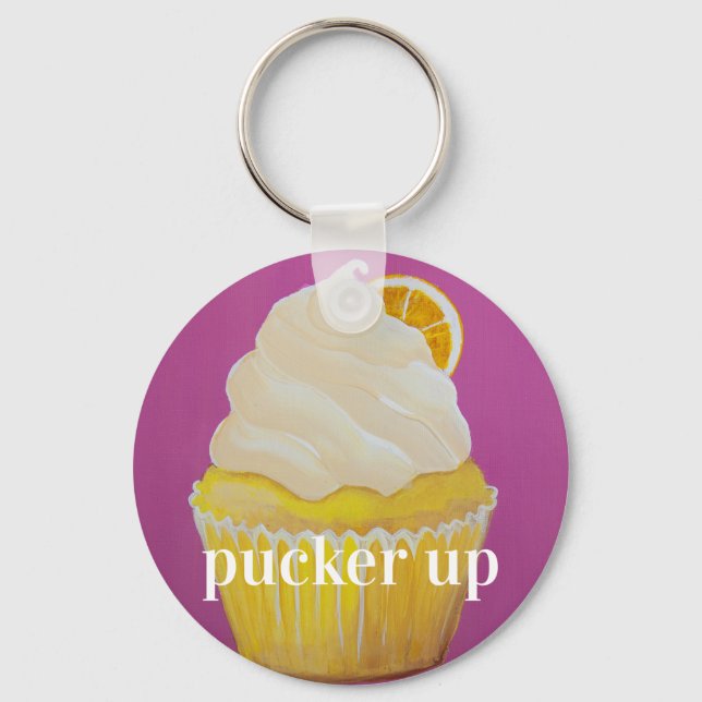 pucker up keychain (Front)