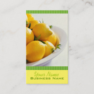 Pucker Up! Lemons Business Cards