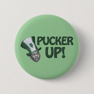 Pucker Up Pinback Button