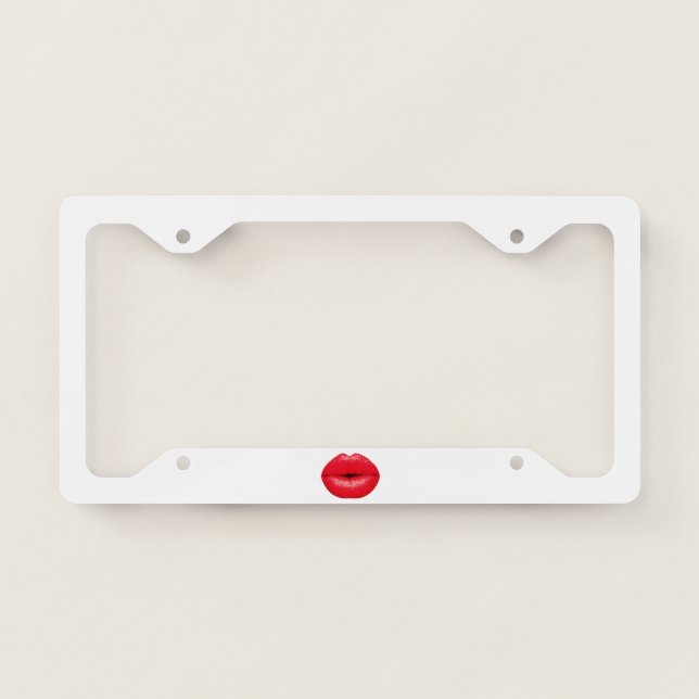 Puckered License Plate Frame (Front)