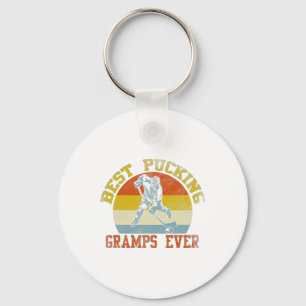 Pucking Gramps Vintage Retro Funny Fathers Day Hoc Keychain