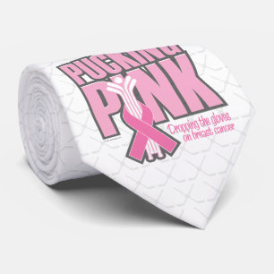 Pucking Pink (Hockey) Tie