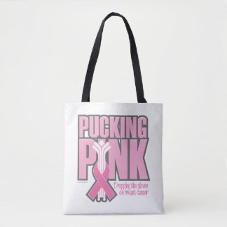 Pucking Pink (Hockey) Tote Bag