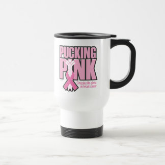 Pucking Pink (Hockey) Travel Mug