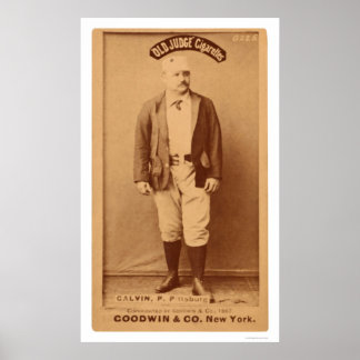 Pud Galvin Baseball Card 1887 Poster