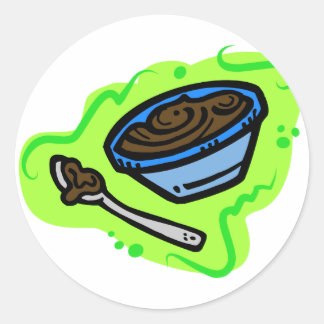 Pudding Classic Round Sticker