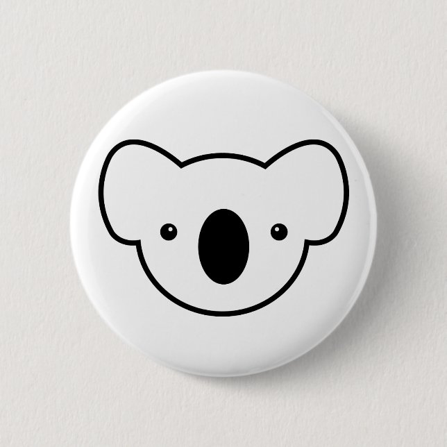 Pudding the Koala Button (Front)