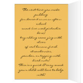 Pudding Treats! Cards (Inside (Left))
