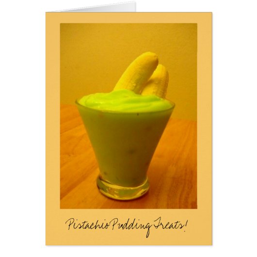 Pudding Treats! Cards (Front)