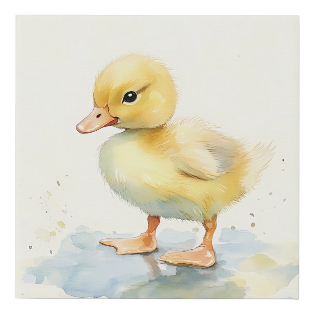 Puddle Jumper – Baby Duckling Wrapped Canvas (Front)
