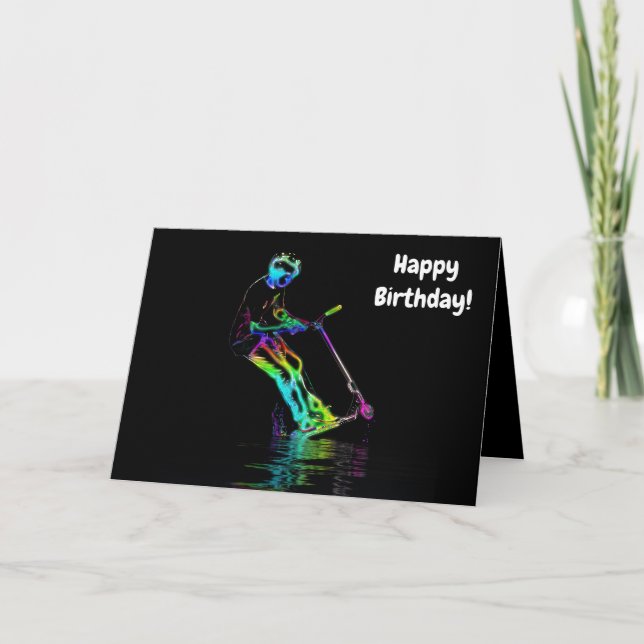 Puddle Jumping - Scooter Champ Card (Front)