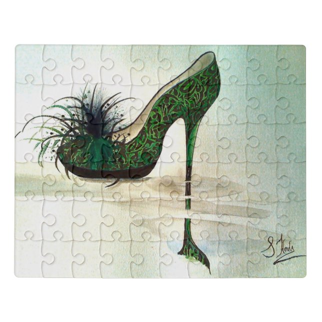 Puddle shoe.jigsaw puzzle  (Puzzle Horizontal)