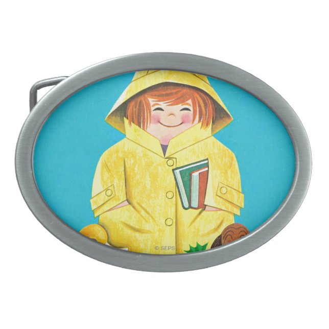 Puddles of Fun Belt Buckle (Front)