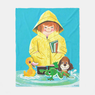 Puddles of Fun Fleece Blanket