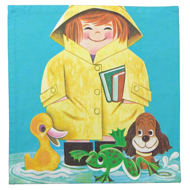 Puddles of Fun Napkin (Front)