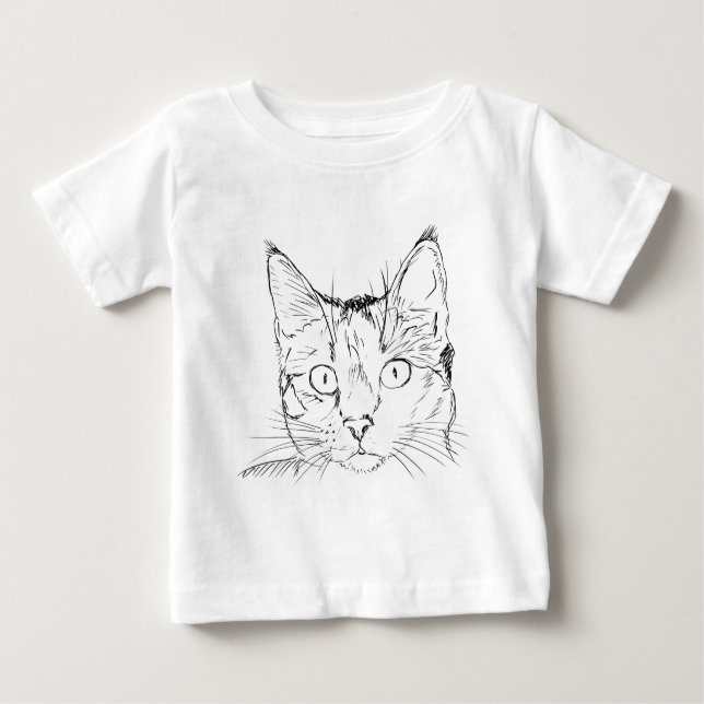 Puddy Cat Baby T-Shirt (Front)