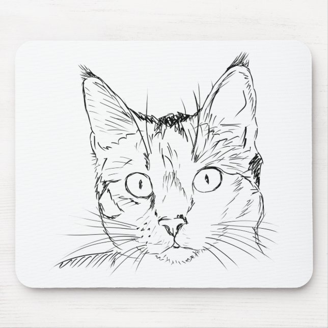 Puddy Cat Mouse Pad (Front)