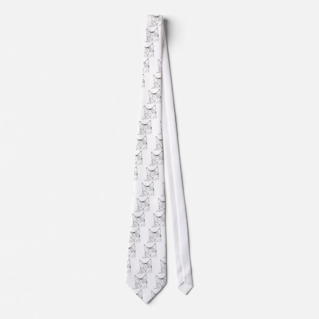 Puddy Cat Neck Tie (Front)
