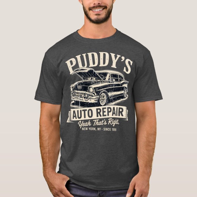 Puddy's Auto Repair T-Shirt (Front)