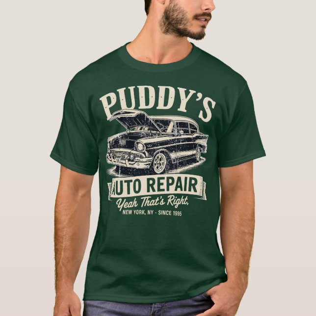 Puddy's Auto Repair T-Shirt (Front)