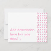 Pudel in Rosa pink (Back)