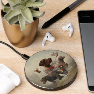 Pudelpointers, Hunting pheasant      Wireless Char Wireless Charger