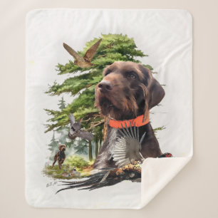 Pudelpointers Sherpa Blanket