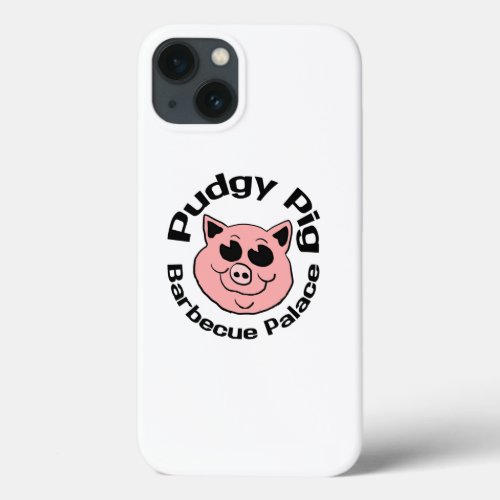 Pudgy Pig Barbecue Palace iPhone 13 Case