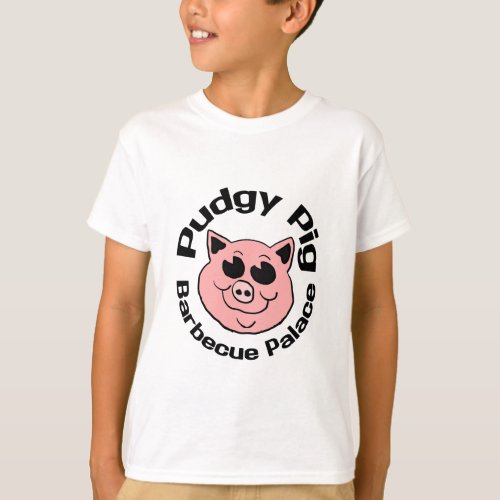 Pudgy Pig Barbecue Palace T_Shirt