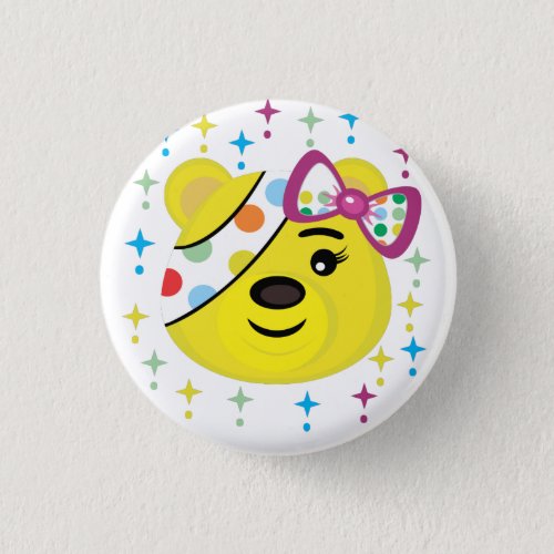 Pudsey bear button