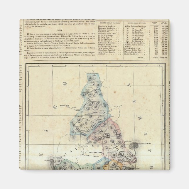 Puebla, Mexico 2 Magnet (Front)