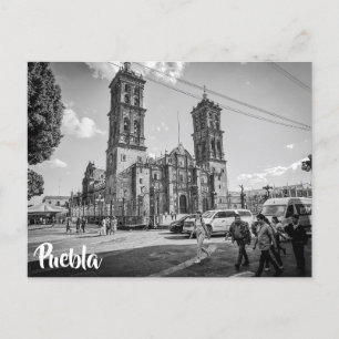 Puebla, México Cathedral Postcard