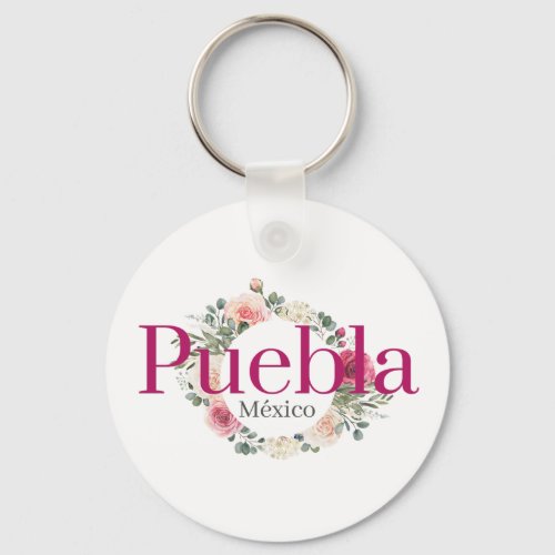 Puebla Mexico Travel Destination Bridesmaid  Keychain