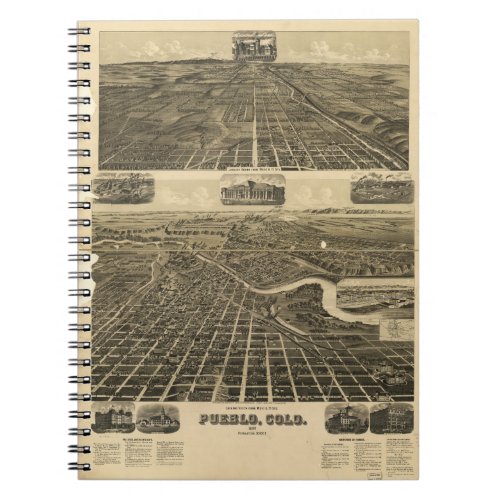Pueblo Colorado 1890 Notebook