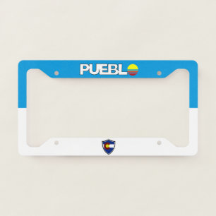 Pueblo (Colorado) city flag License Plate Frame