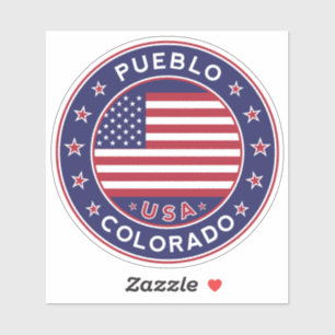 Pueblo Colorado, Pueblo Sticker