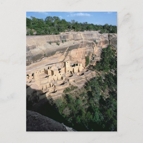 Pueblo Indian cliff dwellings Postcard