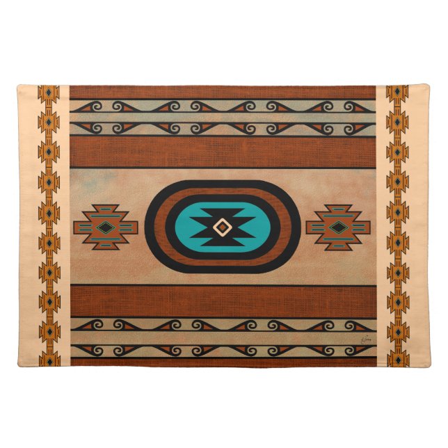 Pueblo Sand Cloth Placemat (Front)