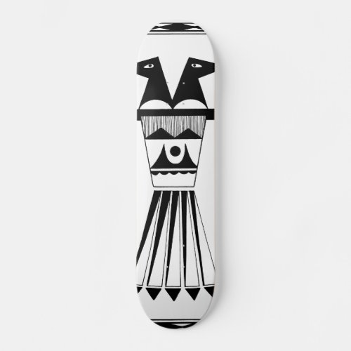 Pueblo Two Headed Bird Skateboard