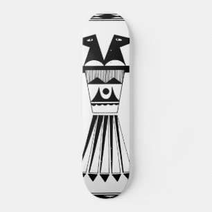Pueblo Two Headed Bird Skateboard Deck