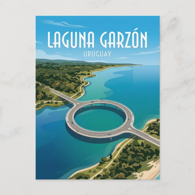 Puente de Laguna Garzón Postcard (Front)