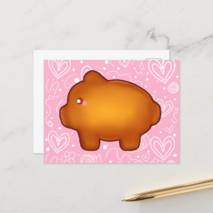 Puerquito De Piloncillo Pan Dulce Postcard