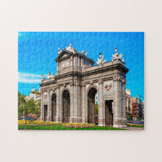 Puerta de Alcalá Madrid. Jigsaw Puzzle